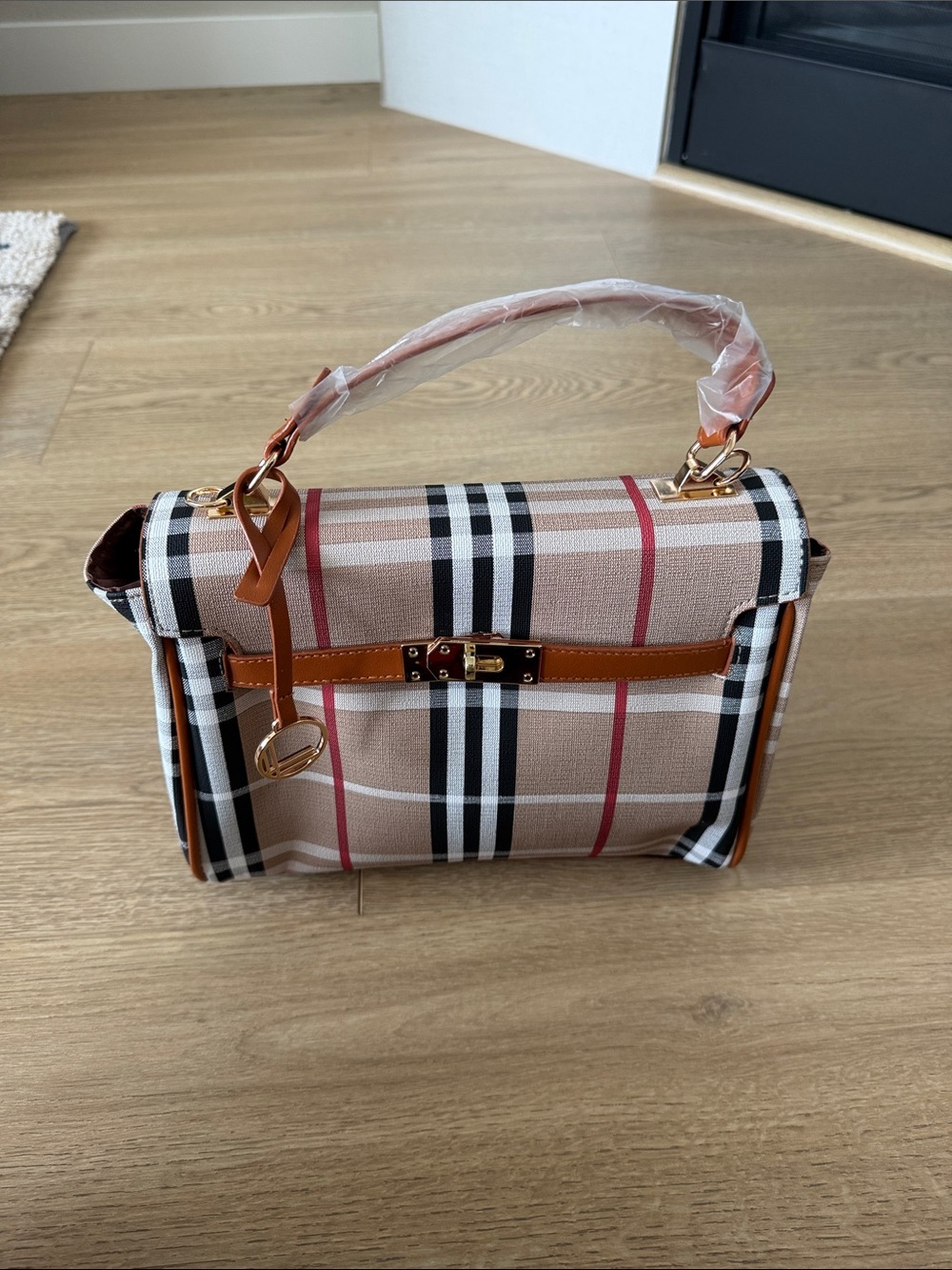 Plaid Handbag Crossbody Bag Purse New